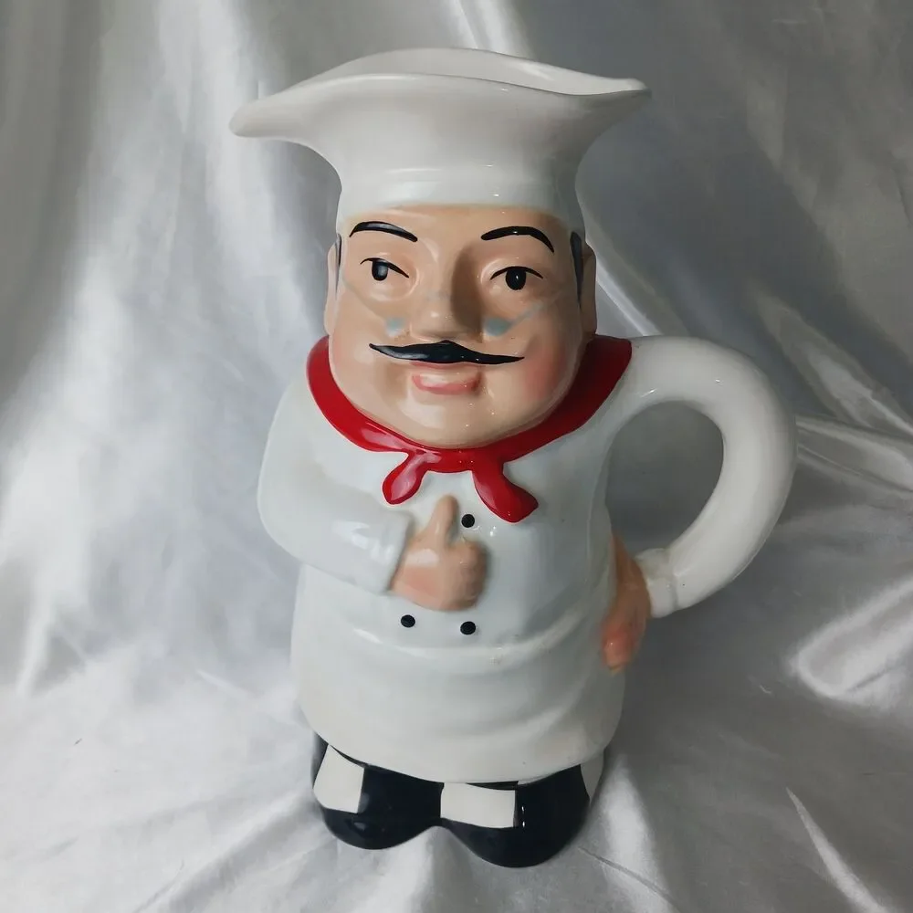 FAT CHEF 12'' CERAMIC PITCHER